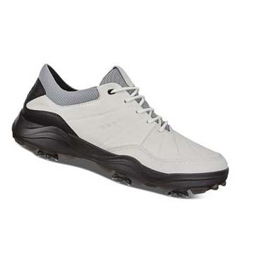 Ecco Cleated Strike Golfsko Herre Hvite | NO 544GSO